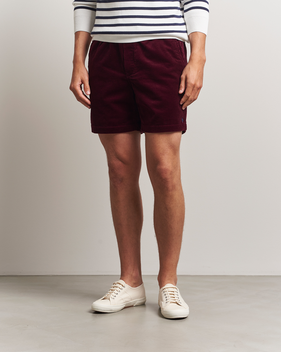 Herr | Shorts | Polo Ralph Lauren | Prepster Corduroy Drawstring Shorts Ruby Red
