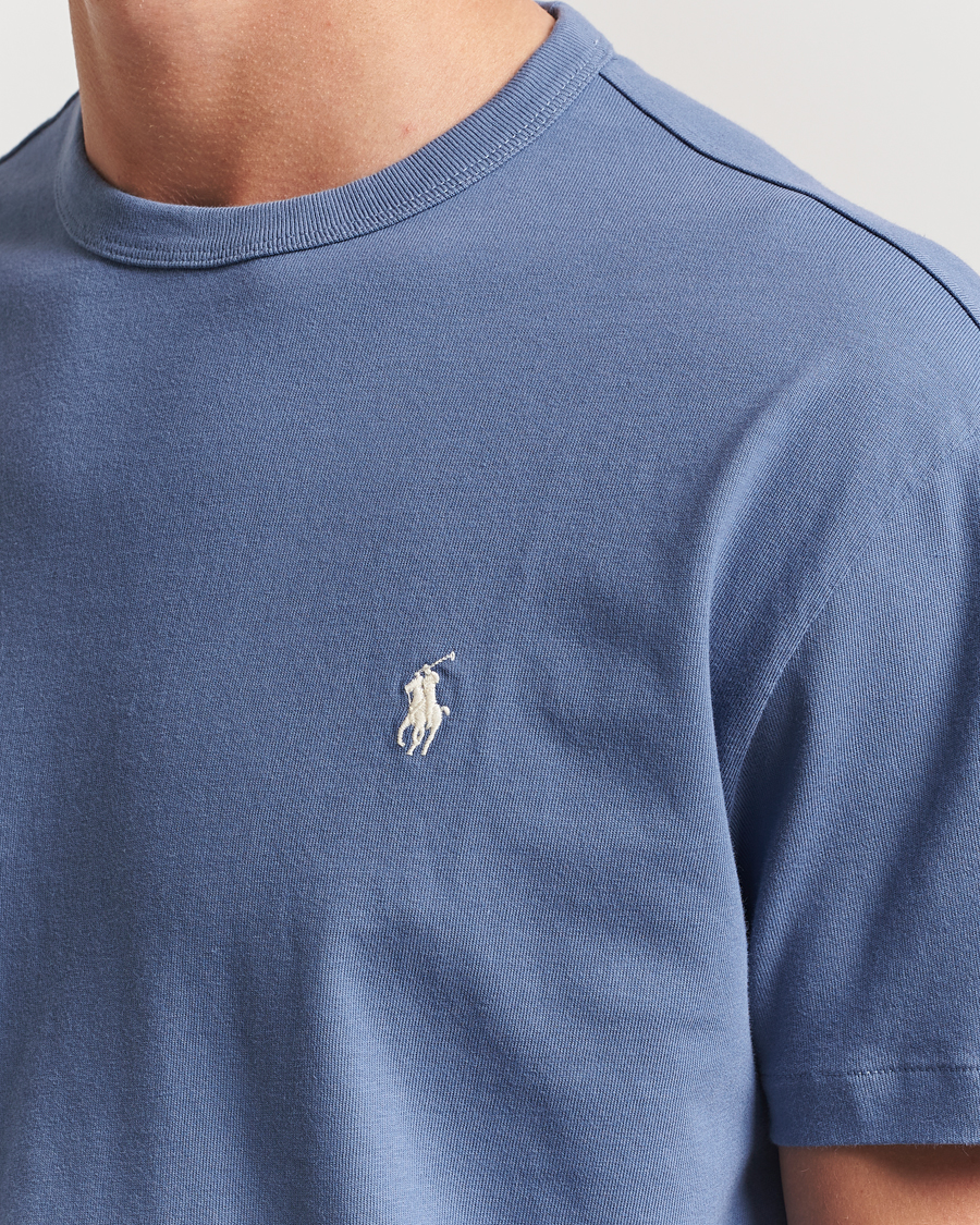 Herr | T-Shirts | Polo Ralph Lauren | Washed Tee Capri Blue