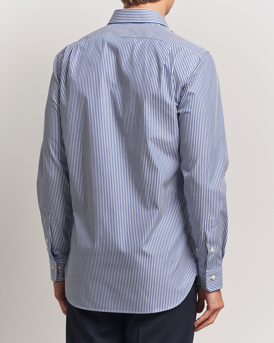 Herr | Skjortor | Polo Ralph Lauren | Slim Fit Stripe Dress Shirt Royal/White