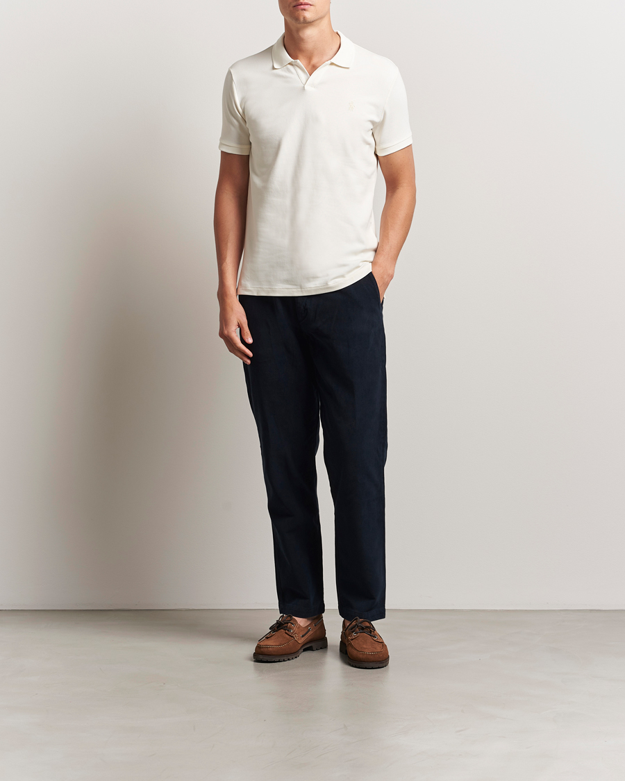 Herr | Pikéer | Polo Ralph Lauren | Johnny Short Sleeve Polo Pale Cream