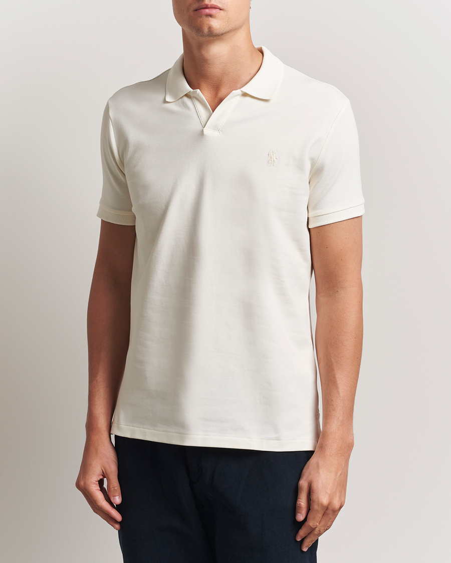 Herr | Pikéer | Polo Ralph Lauren | Johnny Short Sleeve Polo Pale Cream