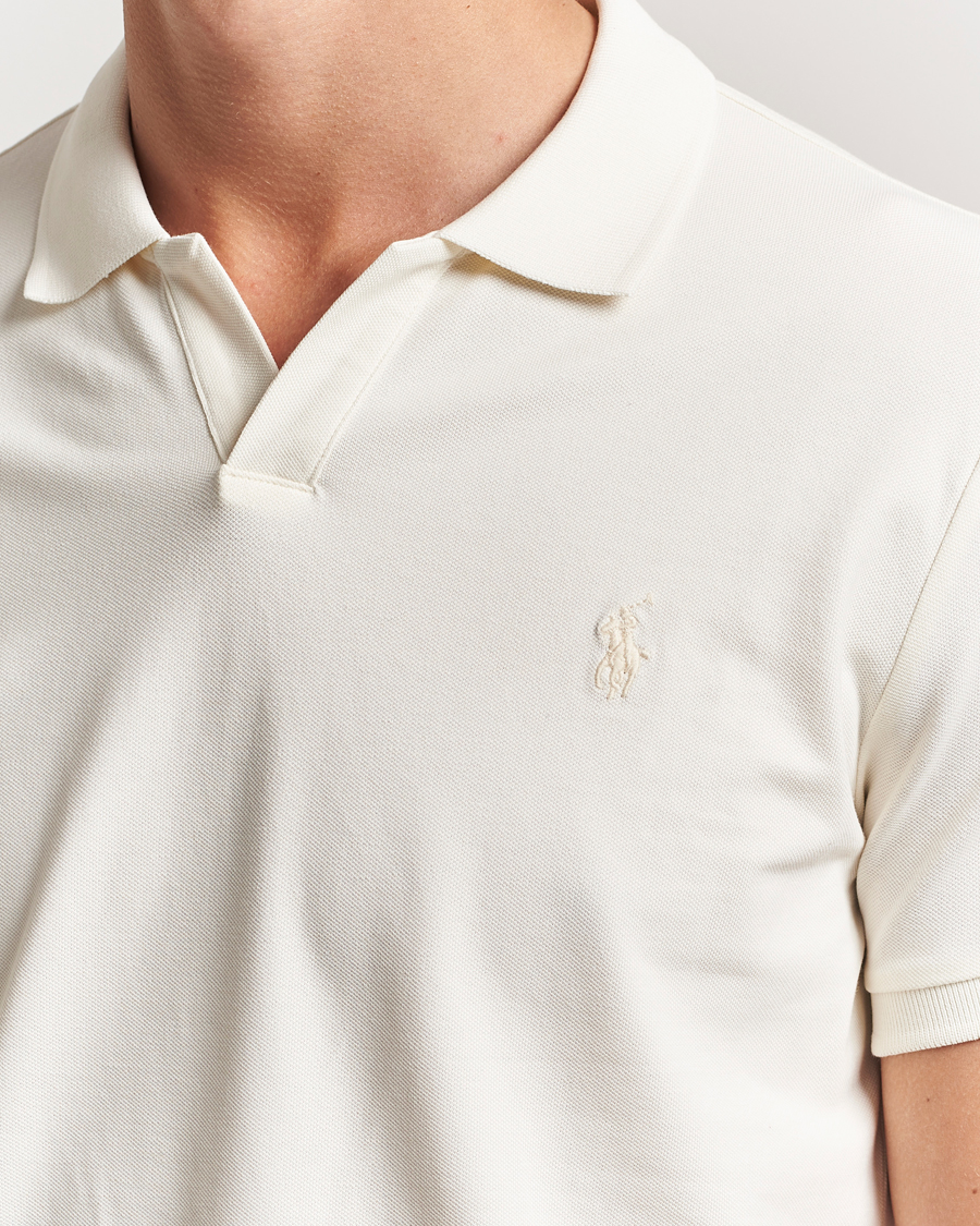 Herr | Pikéer | Polo Ralph Lauren | Johnny Short Sleeve Polo Pale Cream
