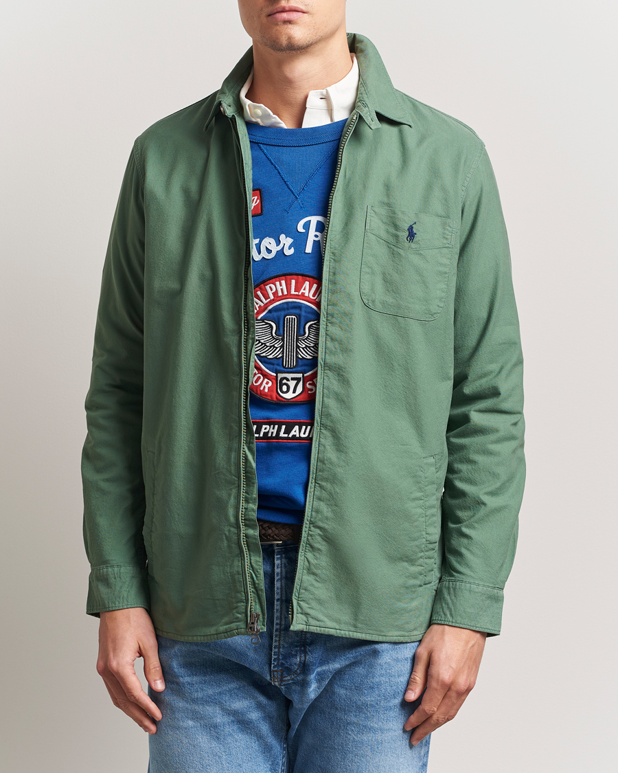 Herr | Skjortor | Polo Ralph Lauren | Garment Dyed Oxford Overshirt Fatigue