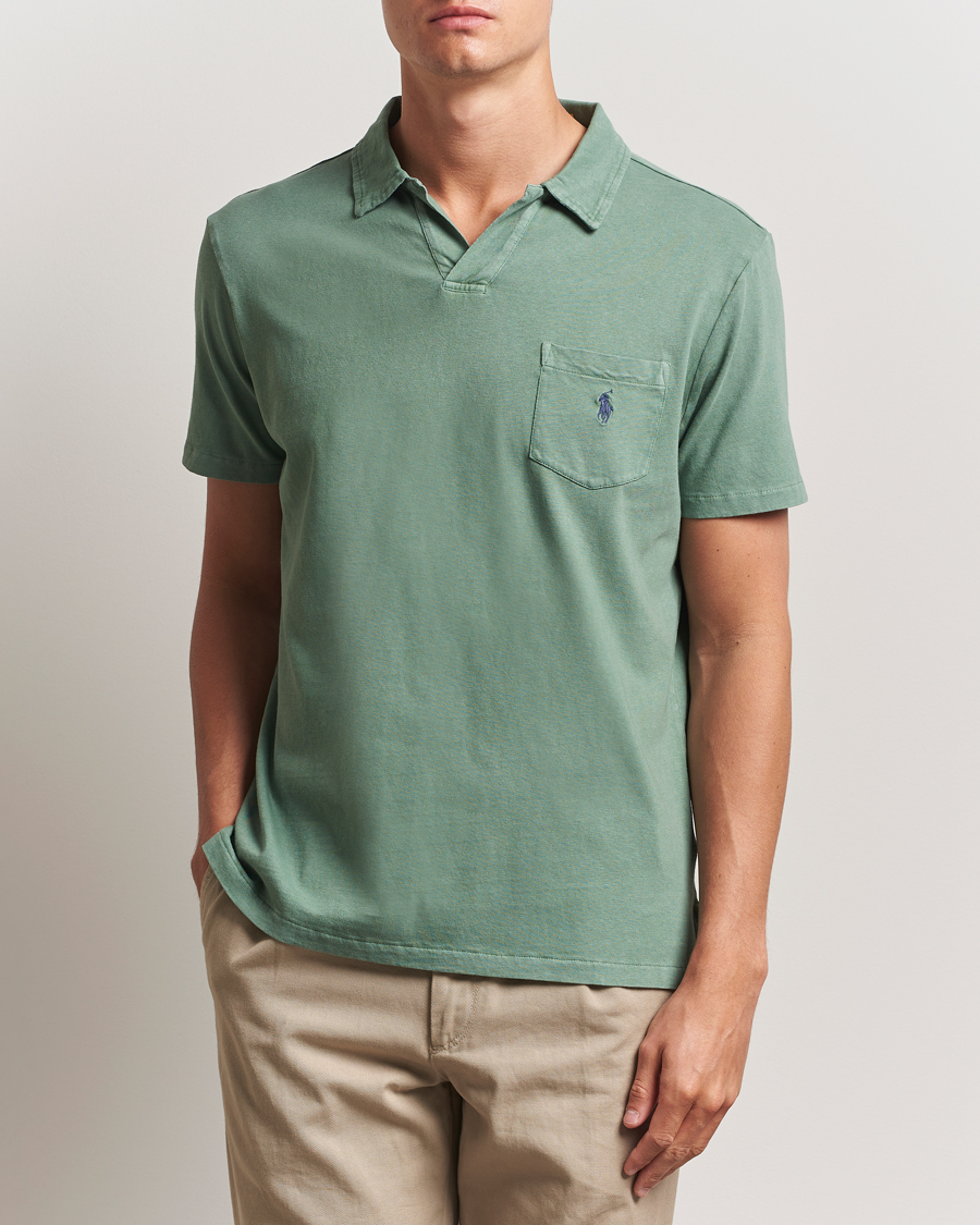 Herr | Pikéer | Polo Ralph Lauren | Johnny Cotton/Linen Polo Fatigue