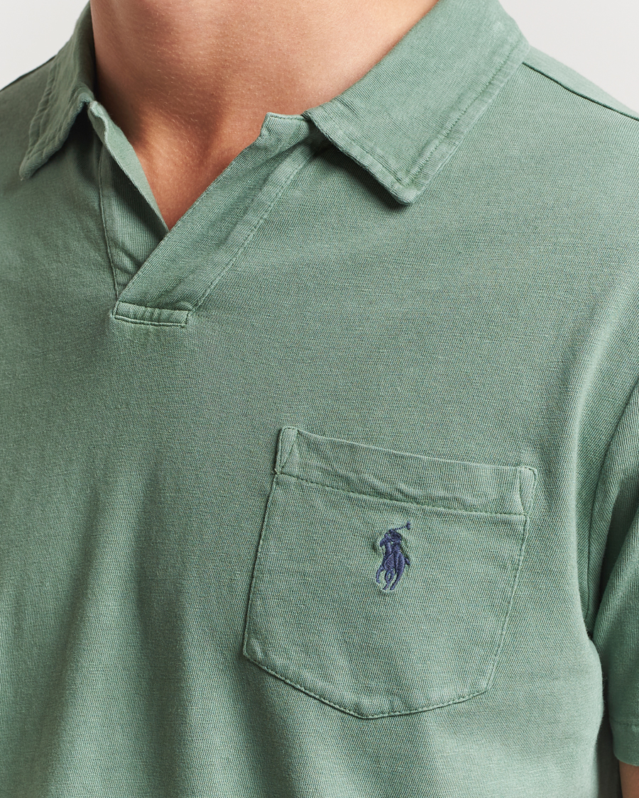 Herr | Pikéer | Polo Ralph Lauren | Johnny Cotton/Linen Polo Fatigue
