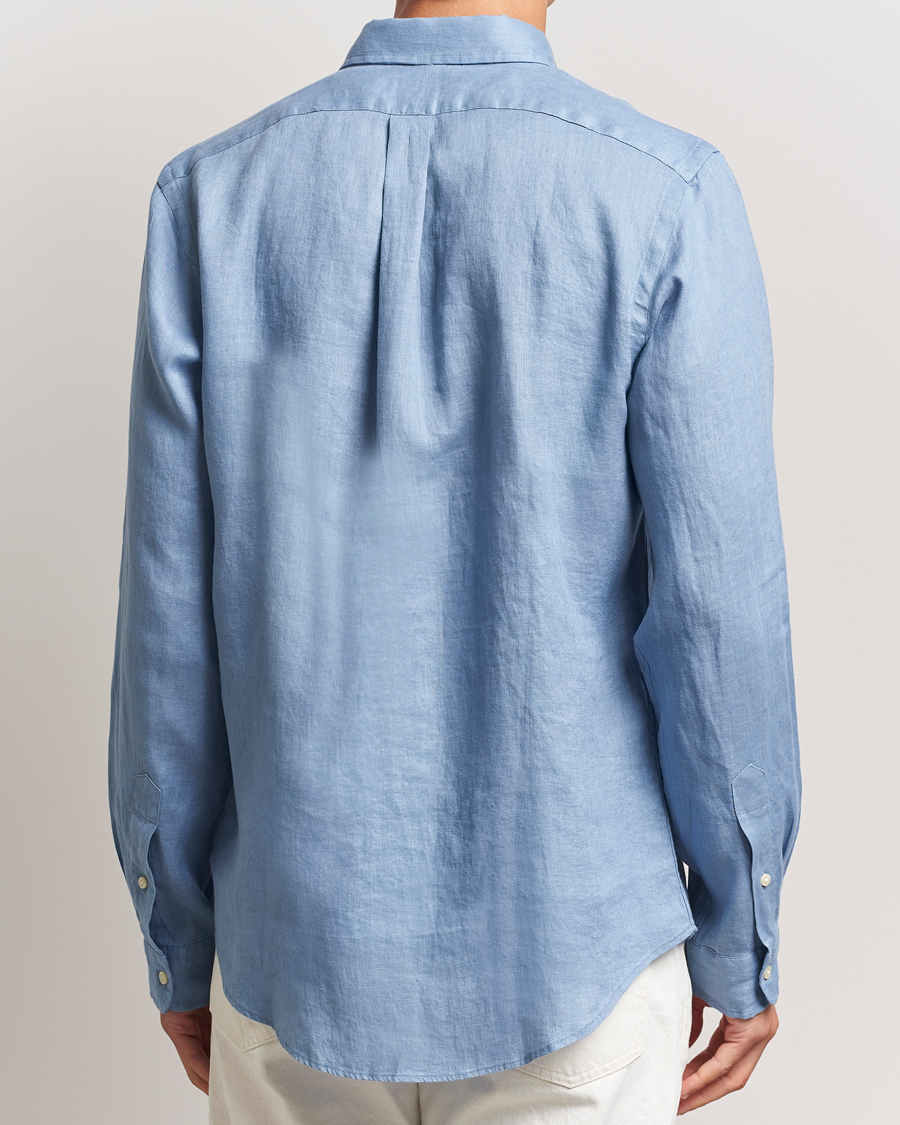 Herr | Skjortor | Polo Ralph Lauren | Slim Fit Linen Shirt Channel Blue