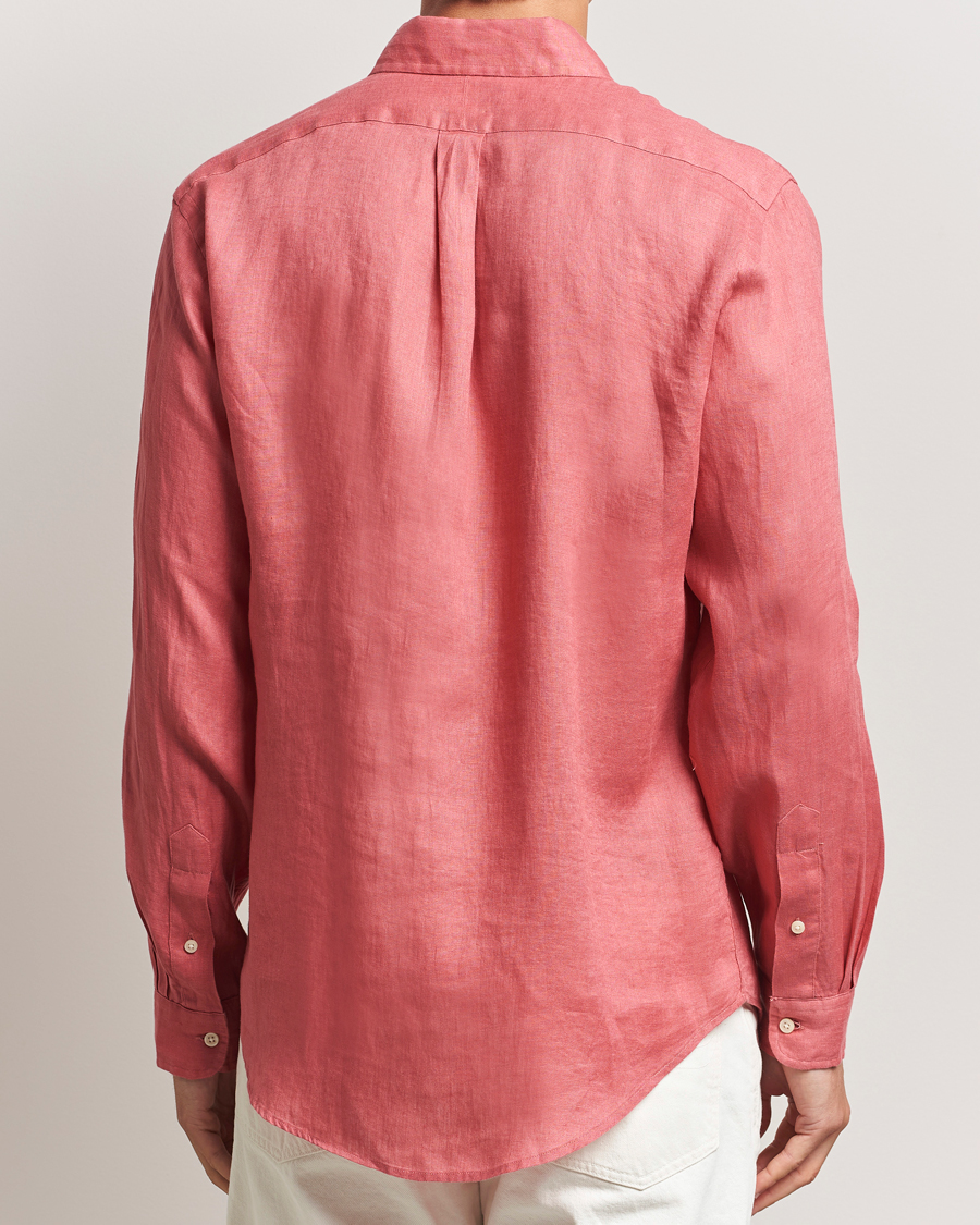 Herr | Skjortor | Polo Ralph Lauren | Slim Fit Linen Shirt Adirondack Berry