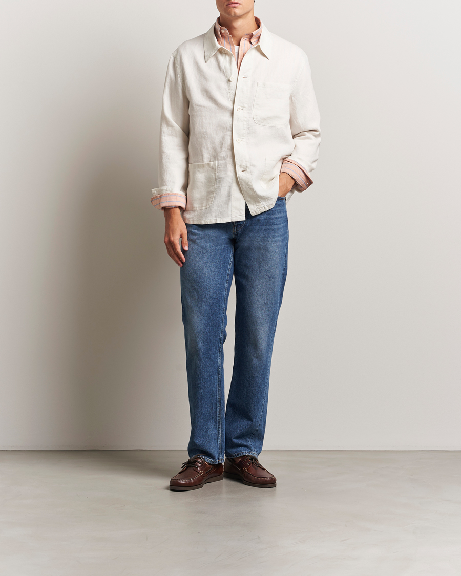 Herr | Jackor | Polo Ralph Lauren | Chore Linen Shirt Jacket Antique Cream