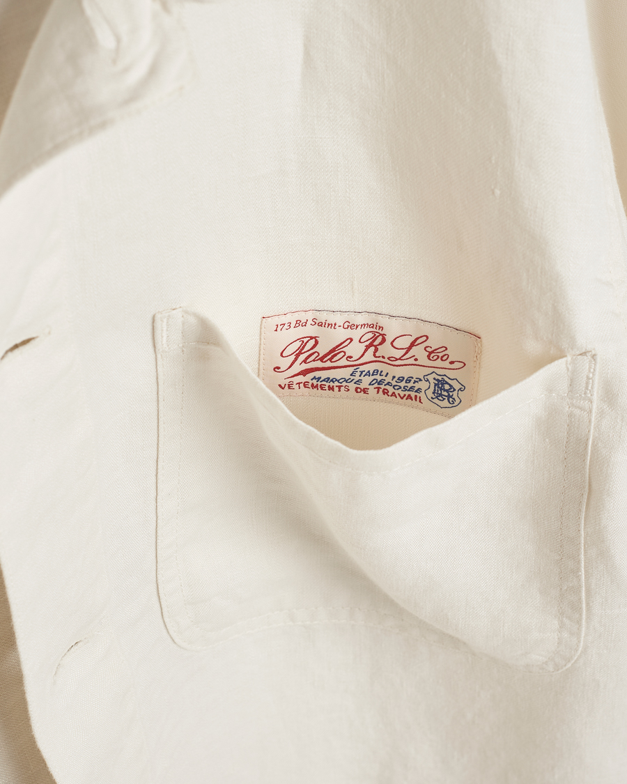 Herr | Jackor | Polo Ralph Lauren | Chore Linen Shirt Jacket Antique Cream