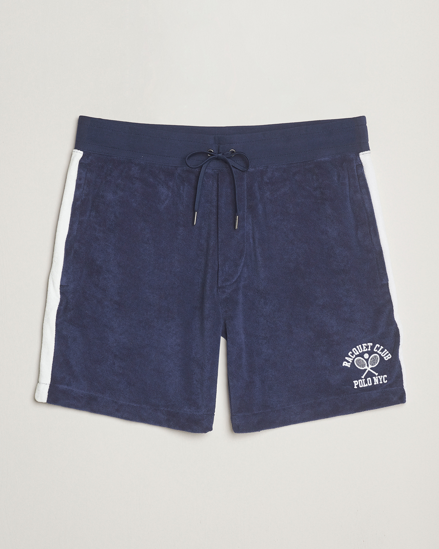 Herr | Shorts | Polo Ralph Lauren | Athletic Track Sweat Shorts Newport Navy