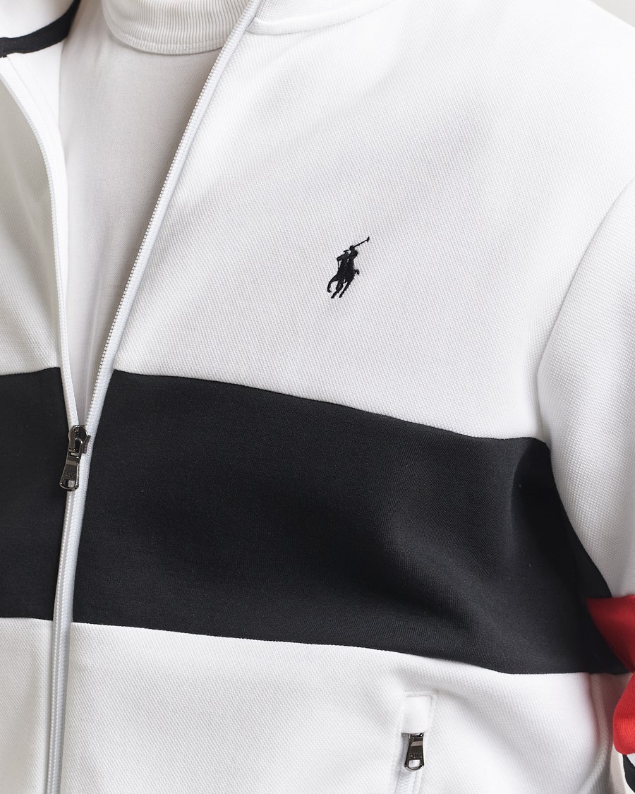 Herr | Tröjor | Polo Ralph Lauren | Striped Track Jacket Ceramic White/Multi