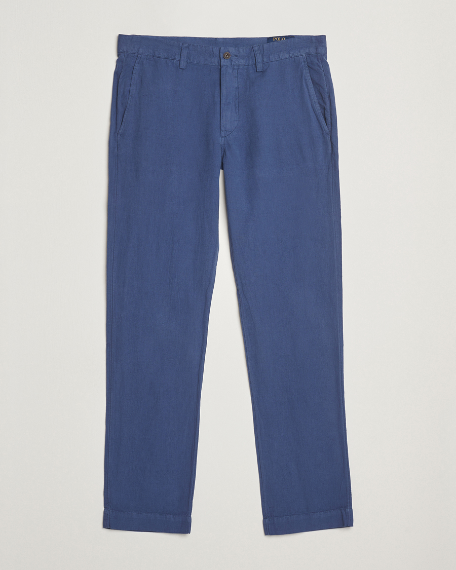 Herr | Byxor | Polo Ralph Lauren | Bedford Cotton/Linen Straight Fit Pants Old Royal