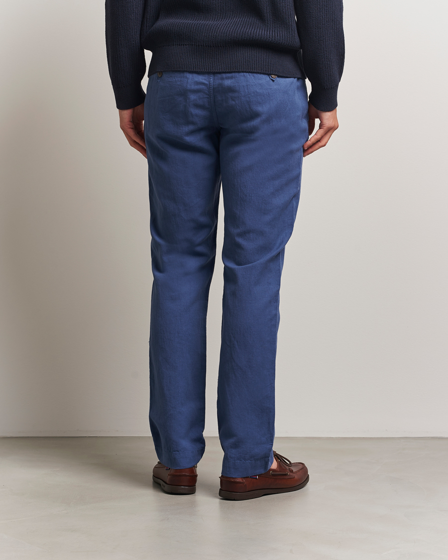 Herr | Byxor | Polo Ralph Lauren | Bedford Cotton/Linen Straight Fit Pants Old Royal