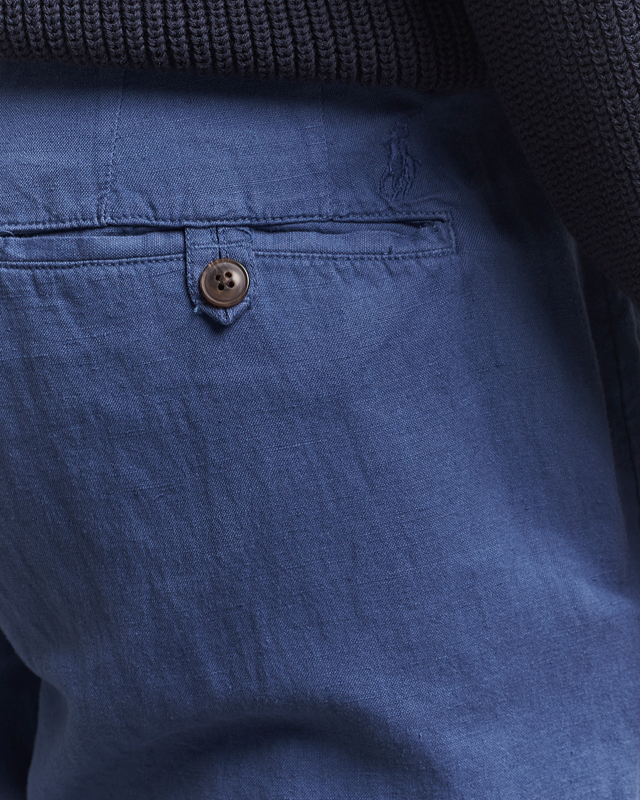 Herr | Byxor | Polo Ralph Lauren | Bedford Cotton/Linen Straight Fit Pants Old Royal