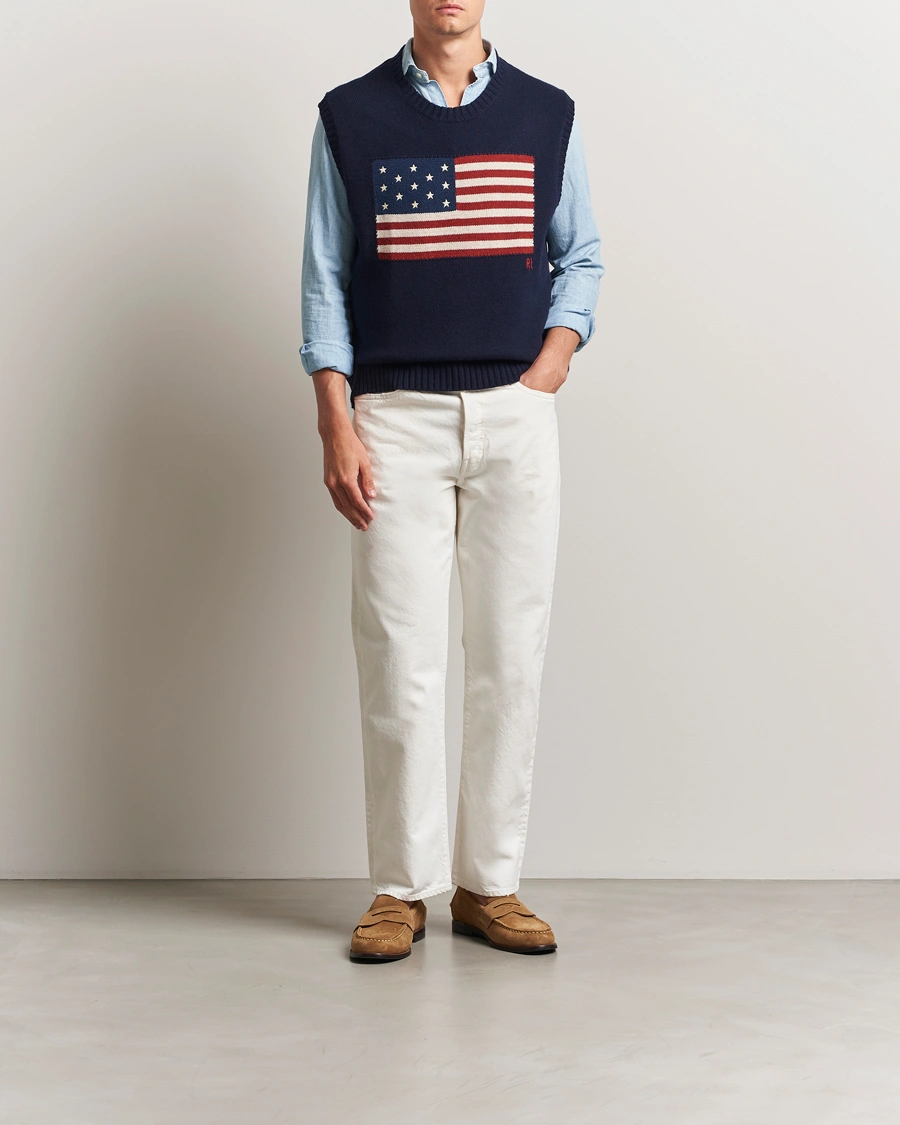 Herr | Jeans | Polo Ralph Lauren | Stanford Heritage Straight Fit Jeans Matheo White