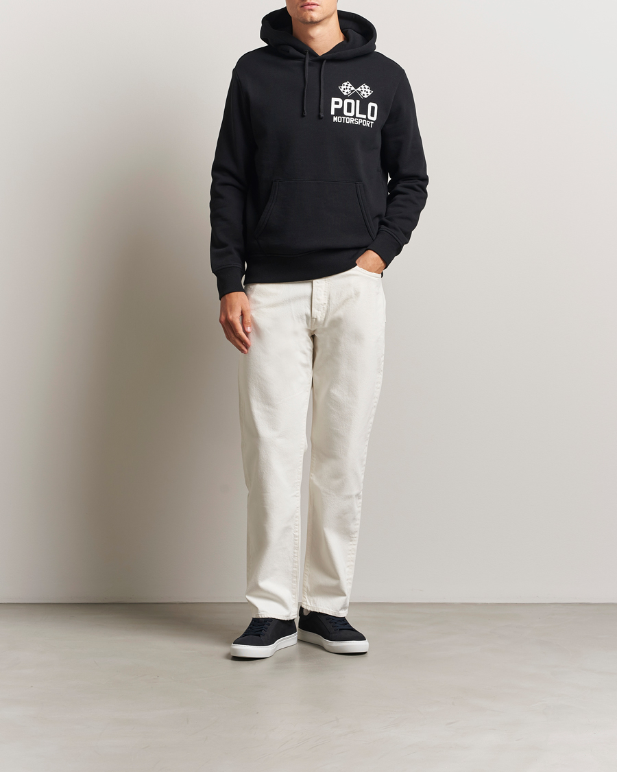 Herr | Tröjor | Polo Ralph Lauren | RL Motorsport Hoodie Polo Black