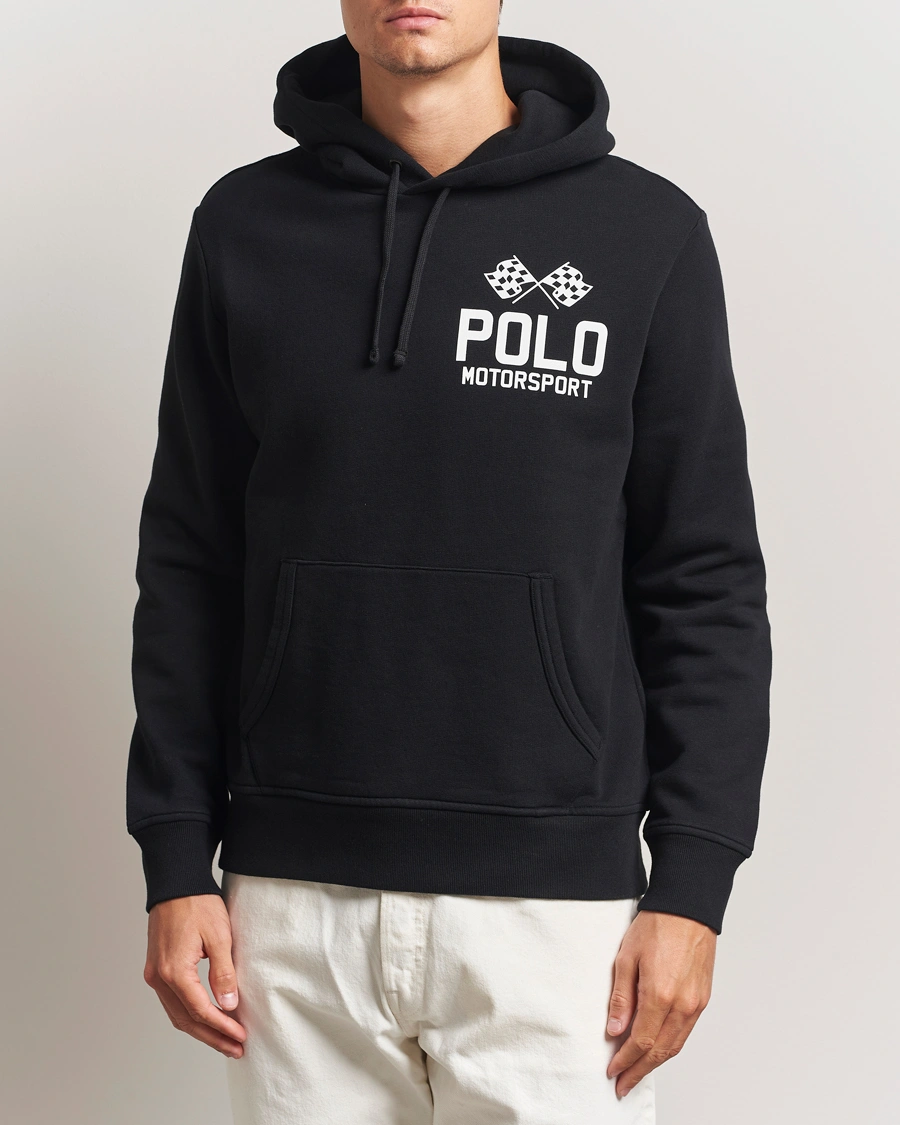 Herr | Tröjor | Polo Ralph Lauren | RL Motorsport Hoodie Polo Black