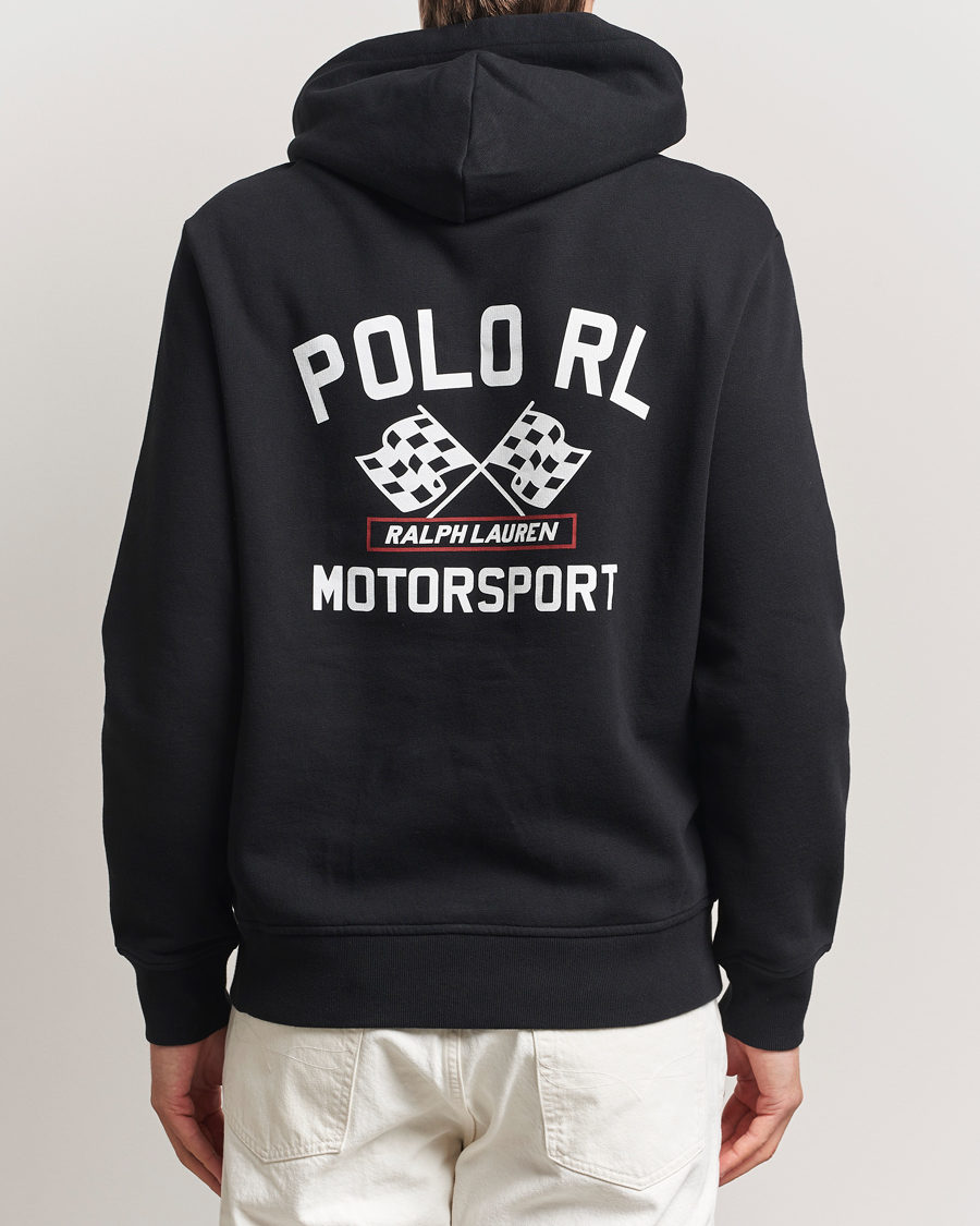 Herr | Tröjor | Polo Ralph Lauren | RL Motorsport Hoodie Polo Black