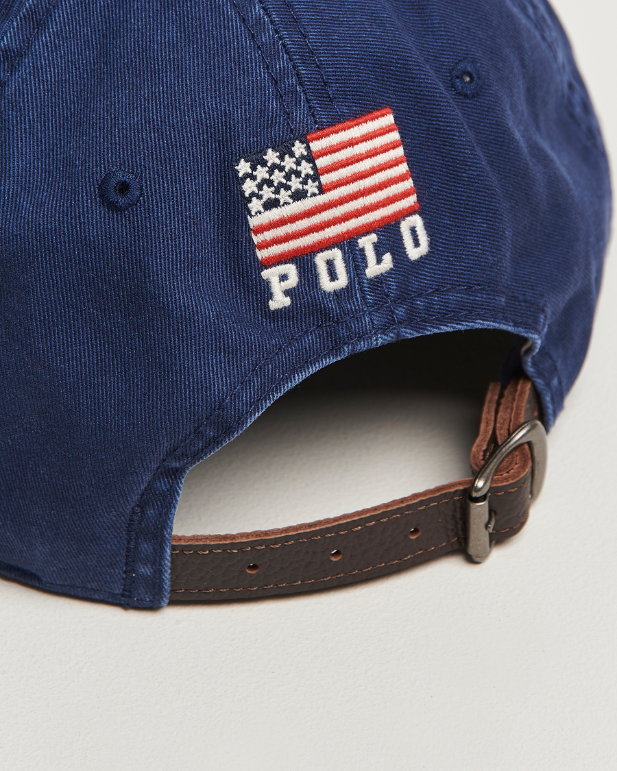 Herr | Hattar & kepsar | Polo Ralph Lauren | Cotton Twill USA Cap Newport Navy