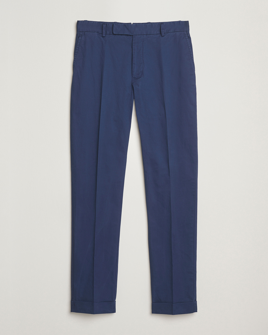 Herr | Byxor | Polo Ralph Lauren | Cotton Stretch Trousers Rustic Navy