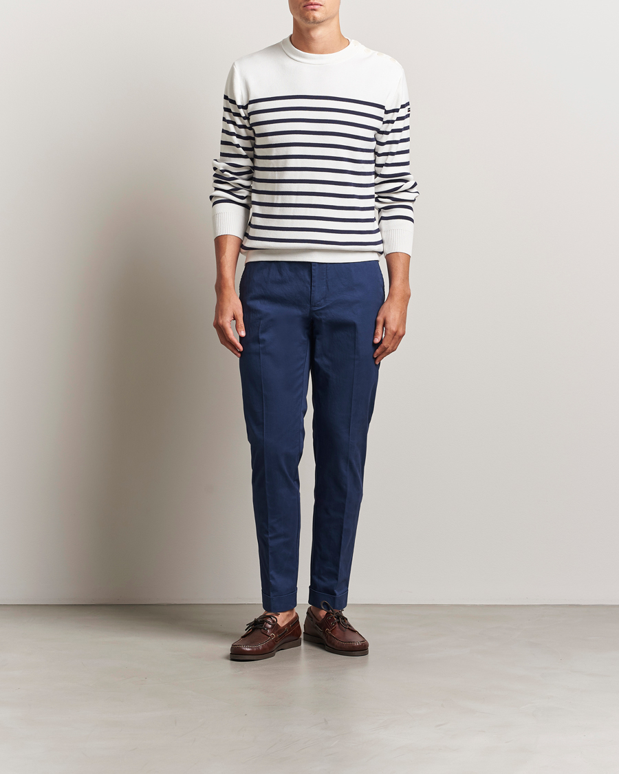 Herr | Byxor | Polo Ralph Lauren | Cotton Stretch Trousers Rustic Navy