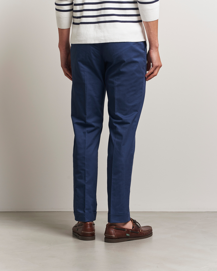 Herr | Byxor | Polo Ralph Lauren | Cotton Stretch Trousers Rustic Navy