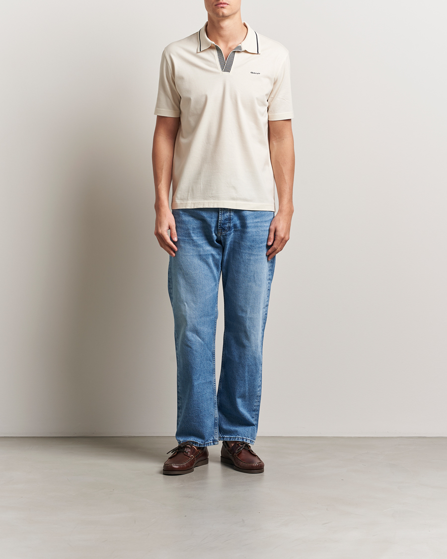 Herr | Pikéer | GANT | Tipping Polo Cream