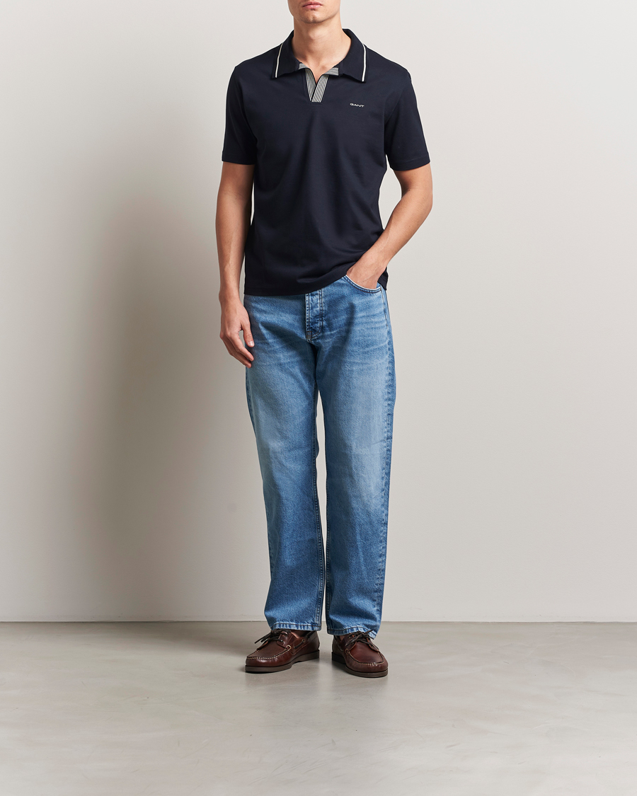 Herr | Pikéer | GANT | Tipping Polo Evening Blue