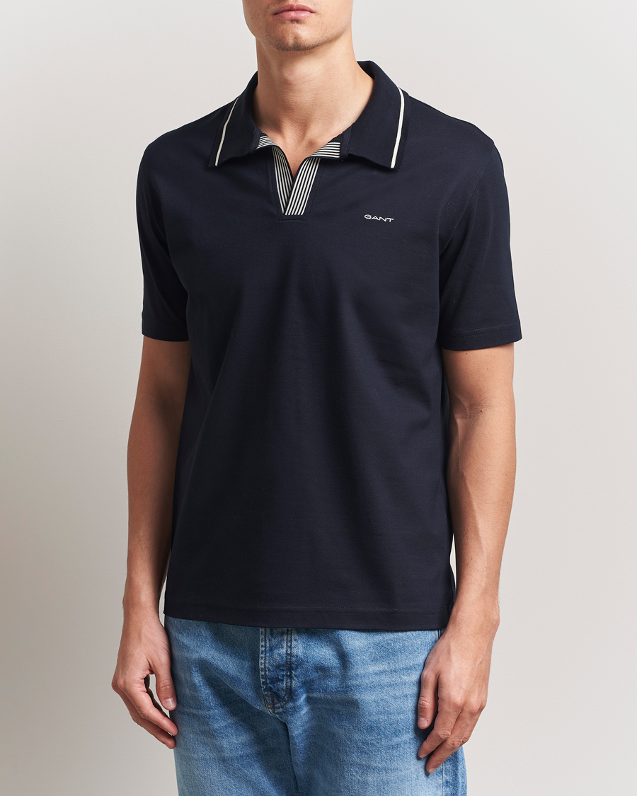 Herr | Pikéer | Gant | Tipping Polo Evening Blue