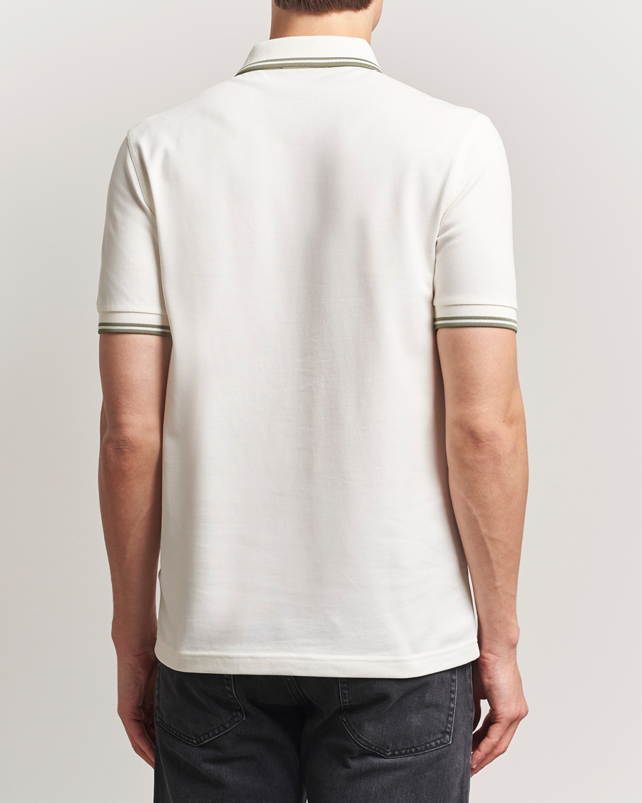 Herr | Pikéer | Fred Perry | Twin Tipped Polo Shirt Light Ecru