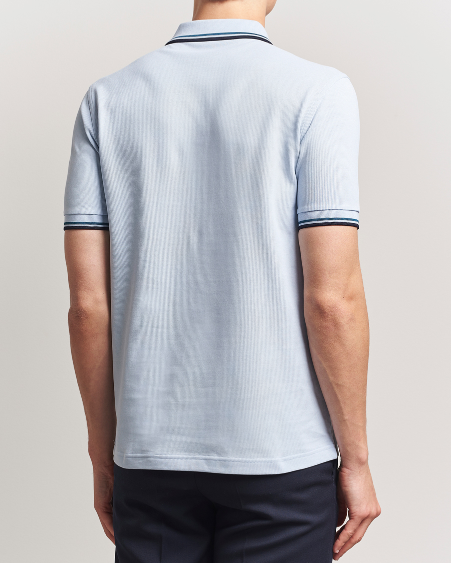 Herr | Pikéer | Fred Perry | Twin Tipped Polo Shirt Light Smoke