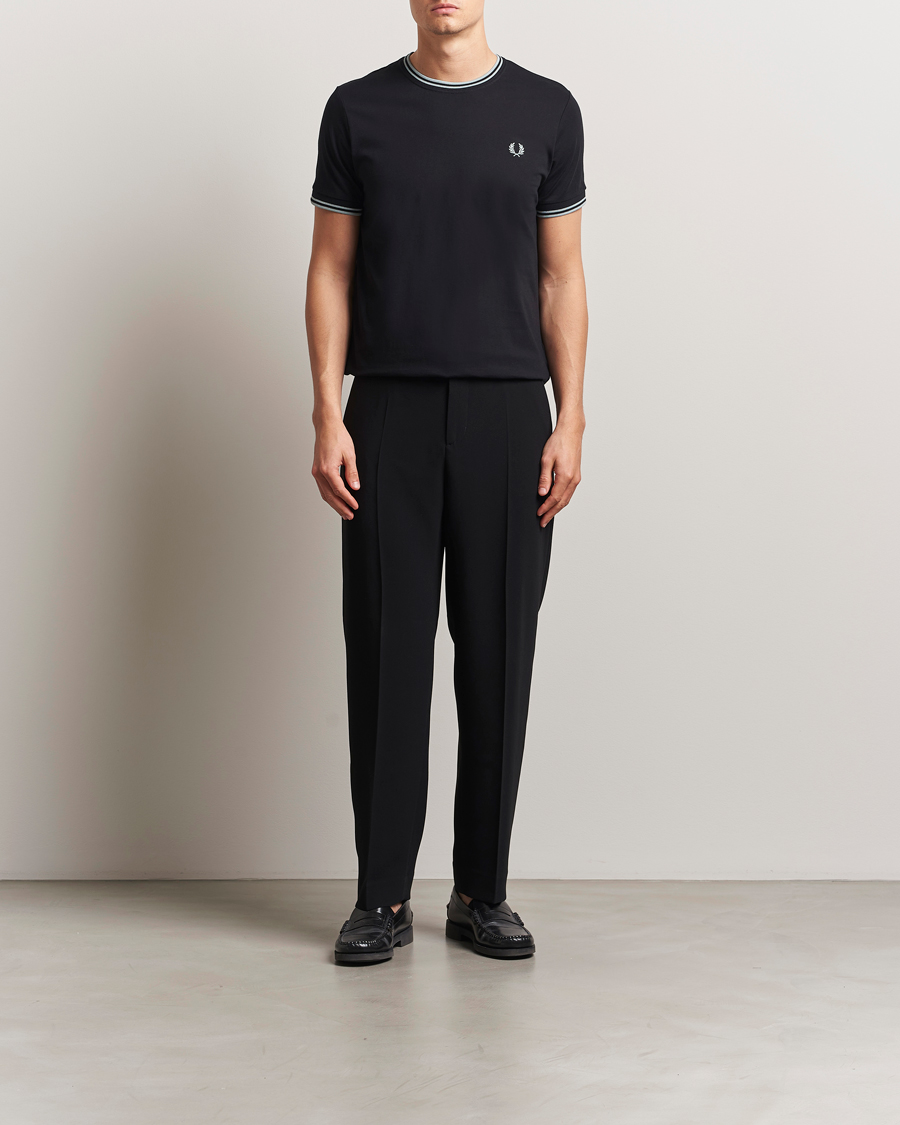 Herr | T-Shirts | Fred Perry | Twin Tipped T-Shirt Dark Navy