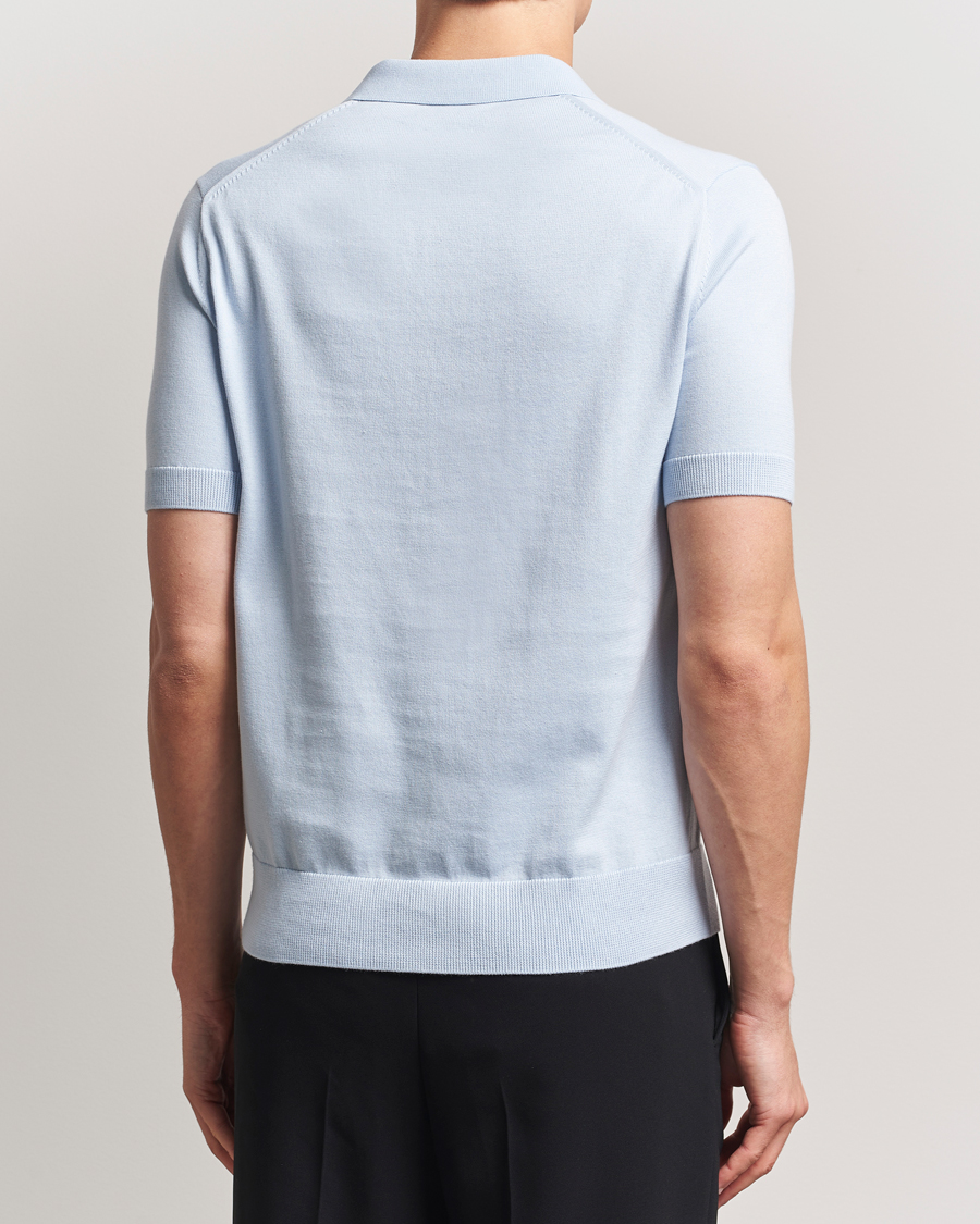 Herr | Pikéer | Fred Perry | Cotton Knitted Polo Light Smoke