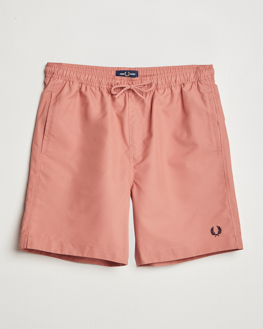 Herr | Badbyxor | Fred Perry | Classic Swimshorts Pink