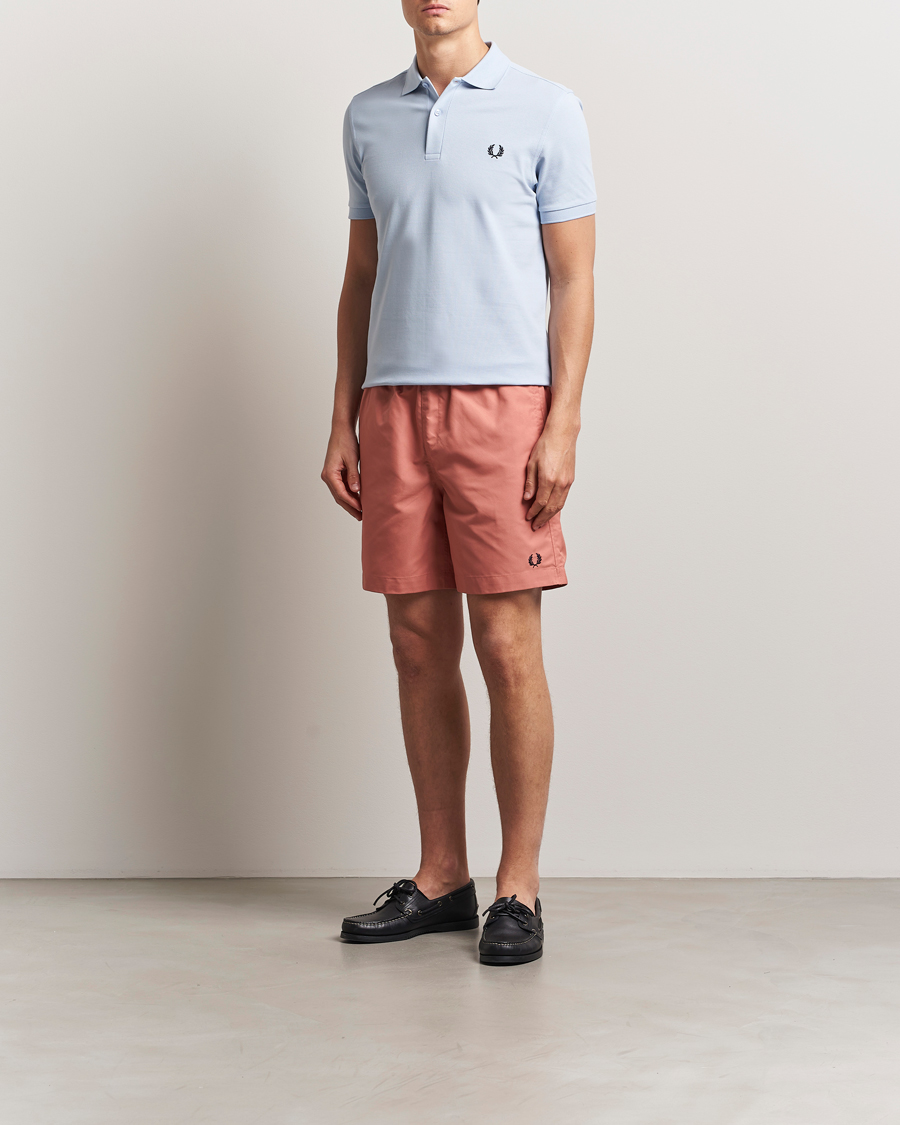 Herr | Badbyxor | Fred Perry | Classic Swimshorts Pink