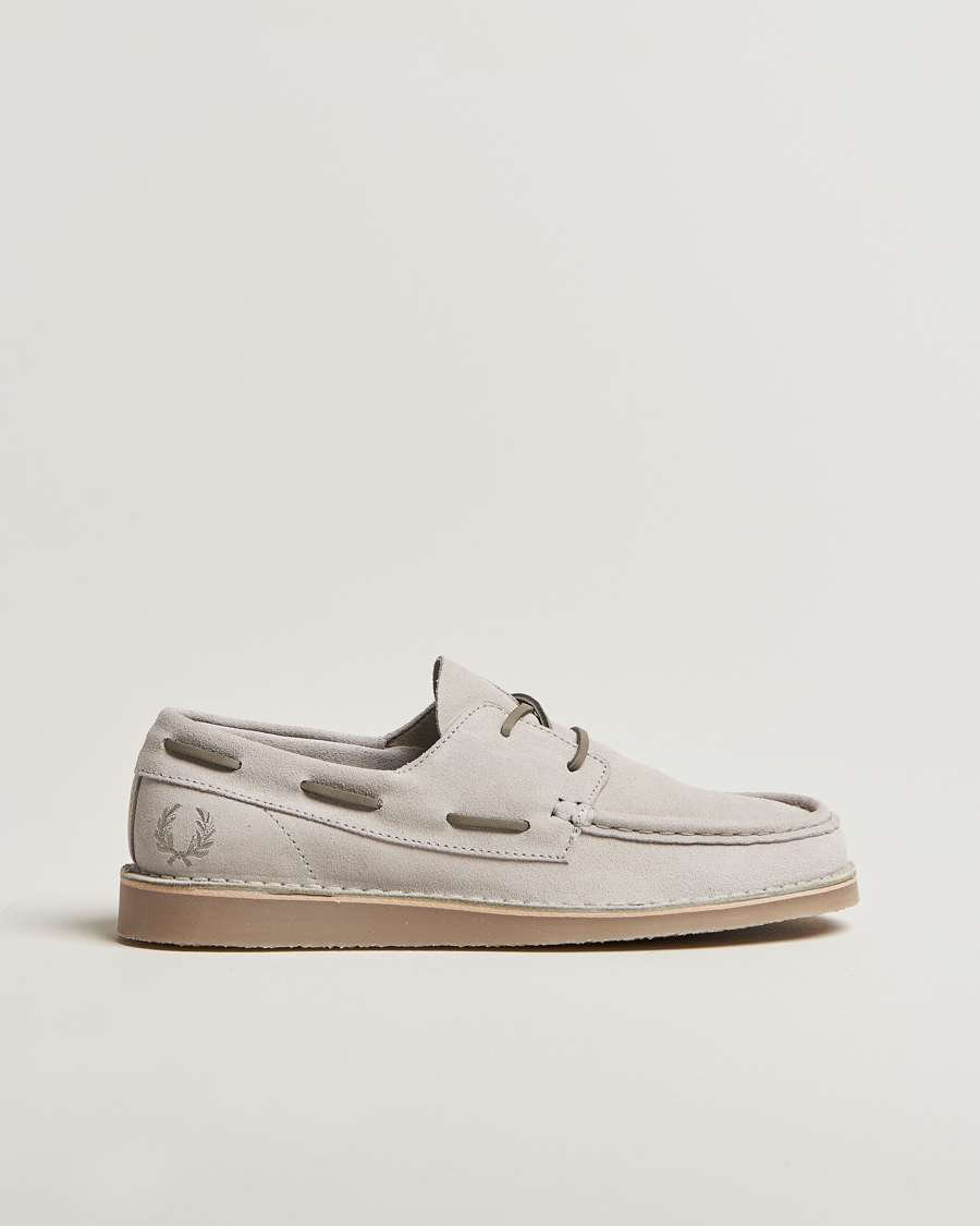 Herr | Loafers | Fred Perry | Meaden Suede Loafer Light Oyster