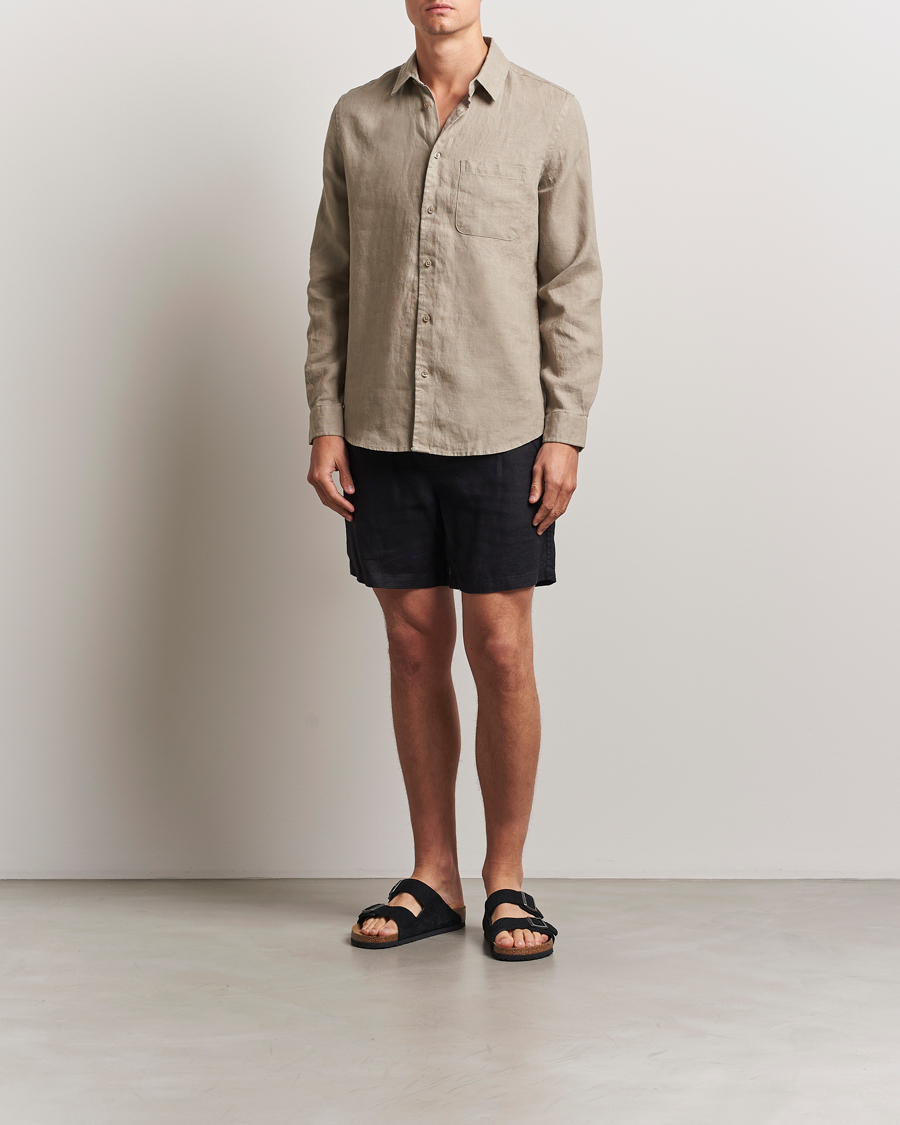 Herr | Skjortor | Samsøe Samsøe | Liam Linen Shirt Greige