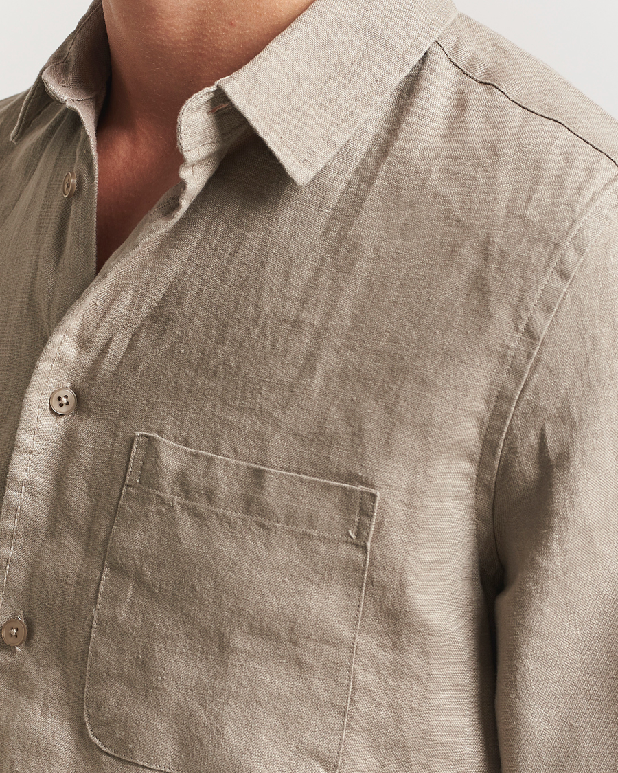 Herr | Skjortor | Samsøe Samsøe | Liam Linen Shirt Greige
