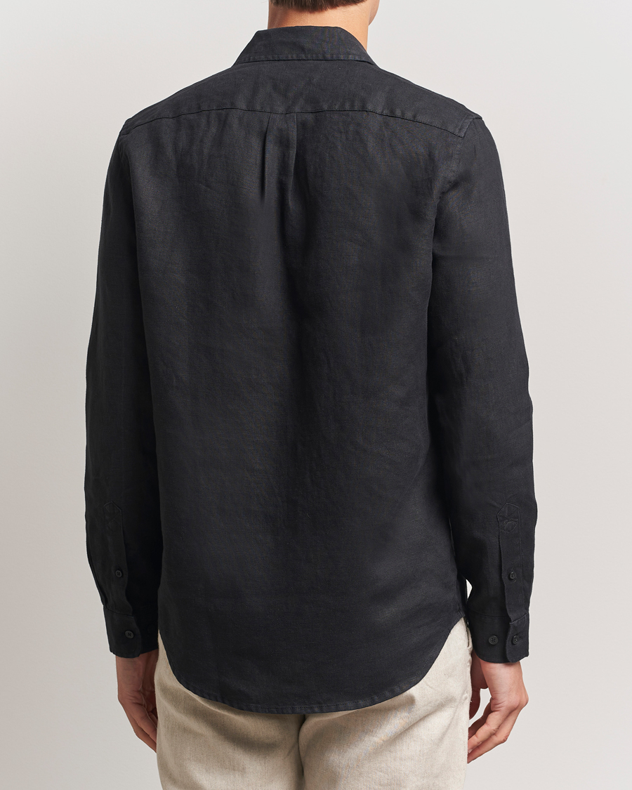 Herr | Skjortor | Samsøe Samsøe | Liam Linen Shirt Black