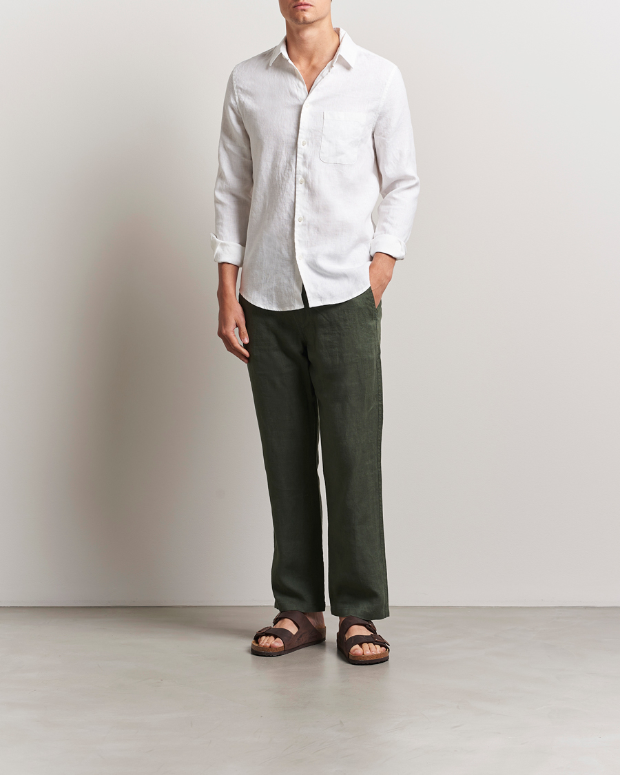 Herr | Skjortor | Samsøe Samsøe | Liam Linen Shirt White