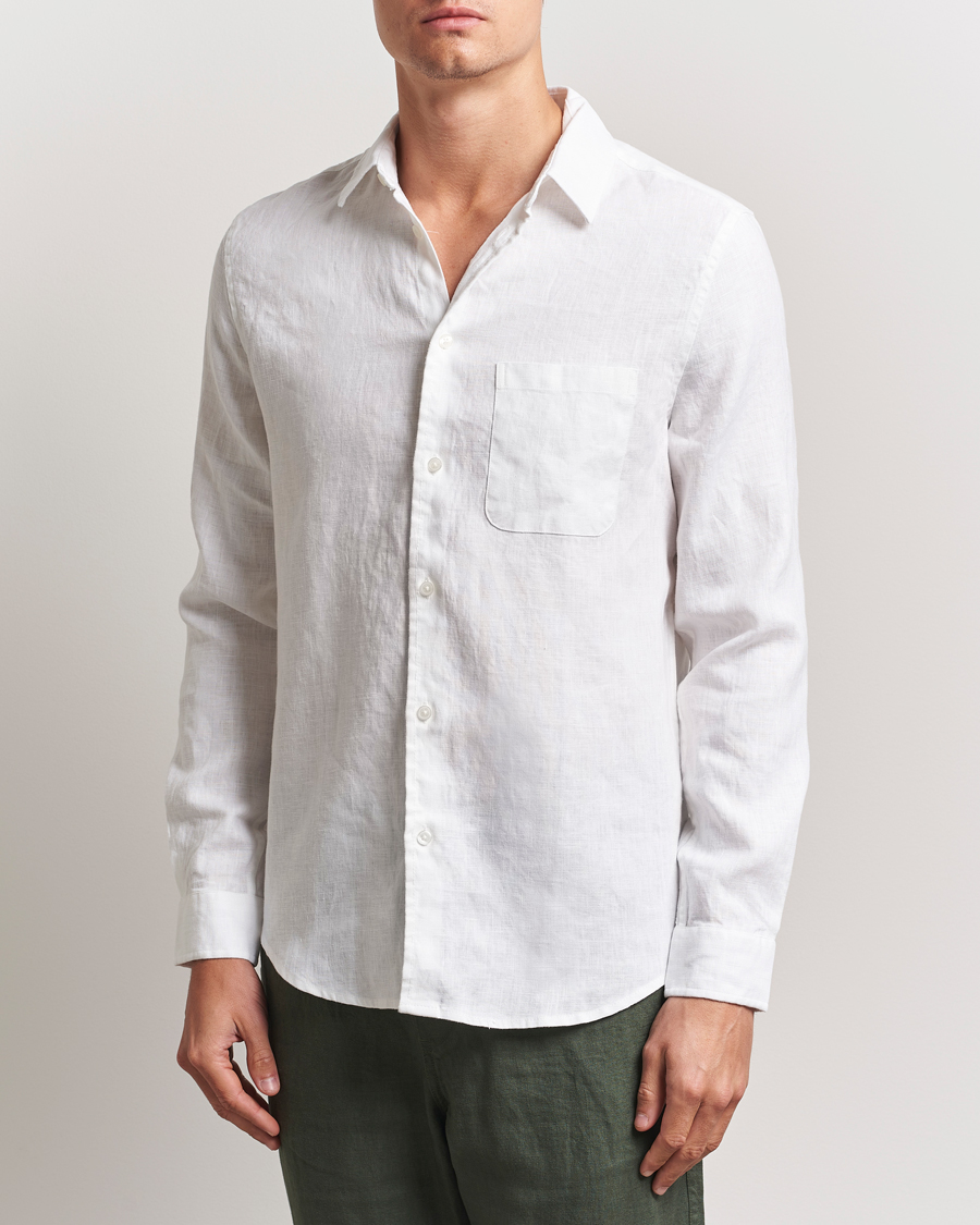 Herr | Skjortor | Samsøe Samsøe | Liam Linen Shirt White