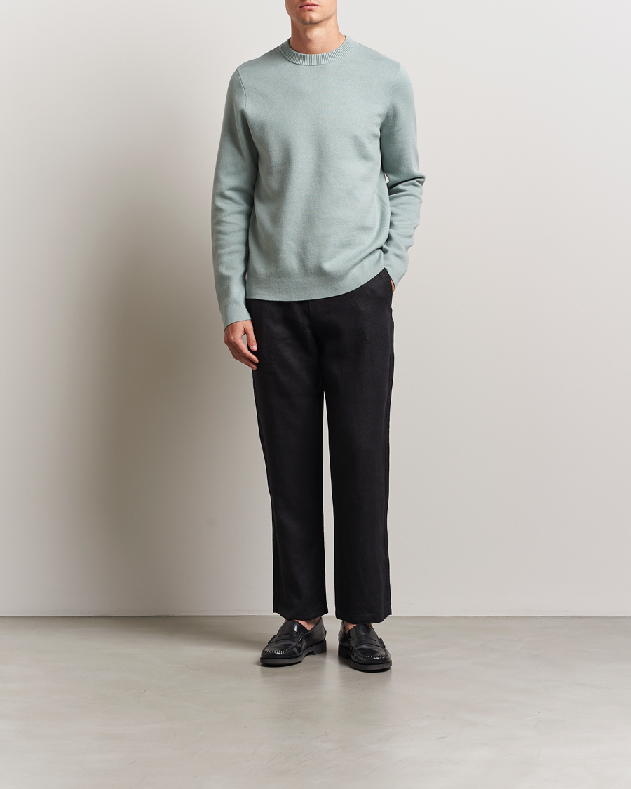 Herr | Byxor | Samsøe Samsøe | Jabari Linen Drawstring Trousers Black