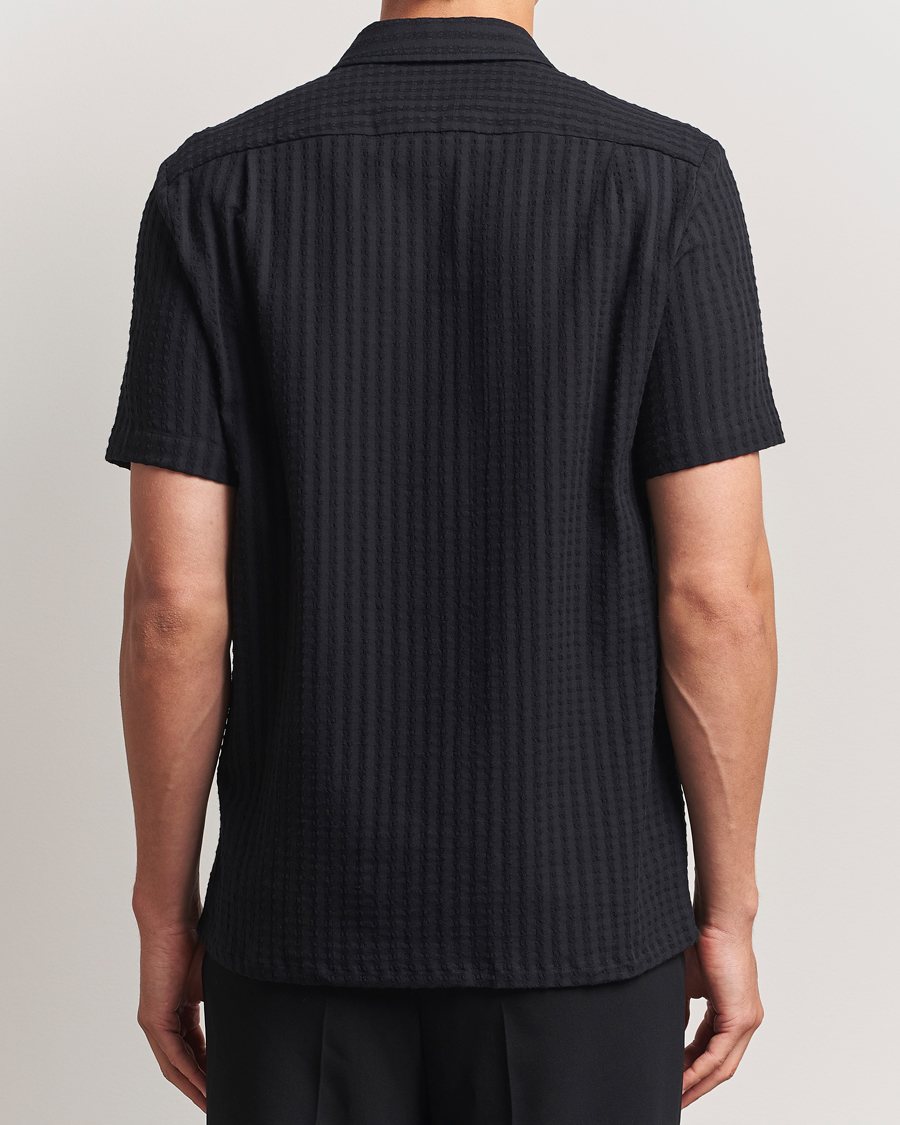 Herr | Skjortor | Samsøe Samsøe | Avan Structured Short Sleeve Shirt Black