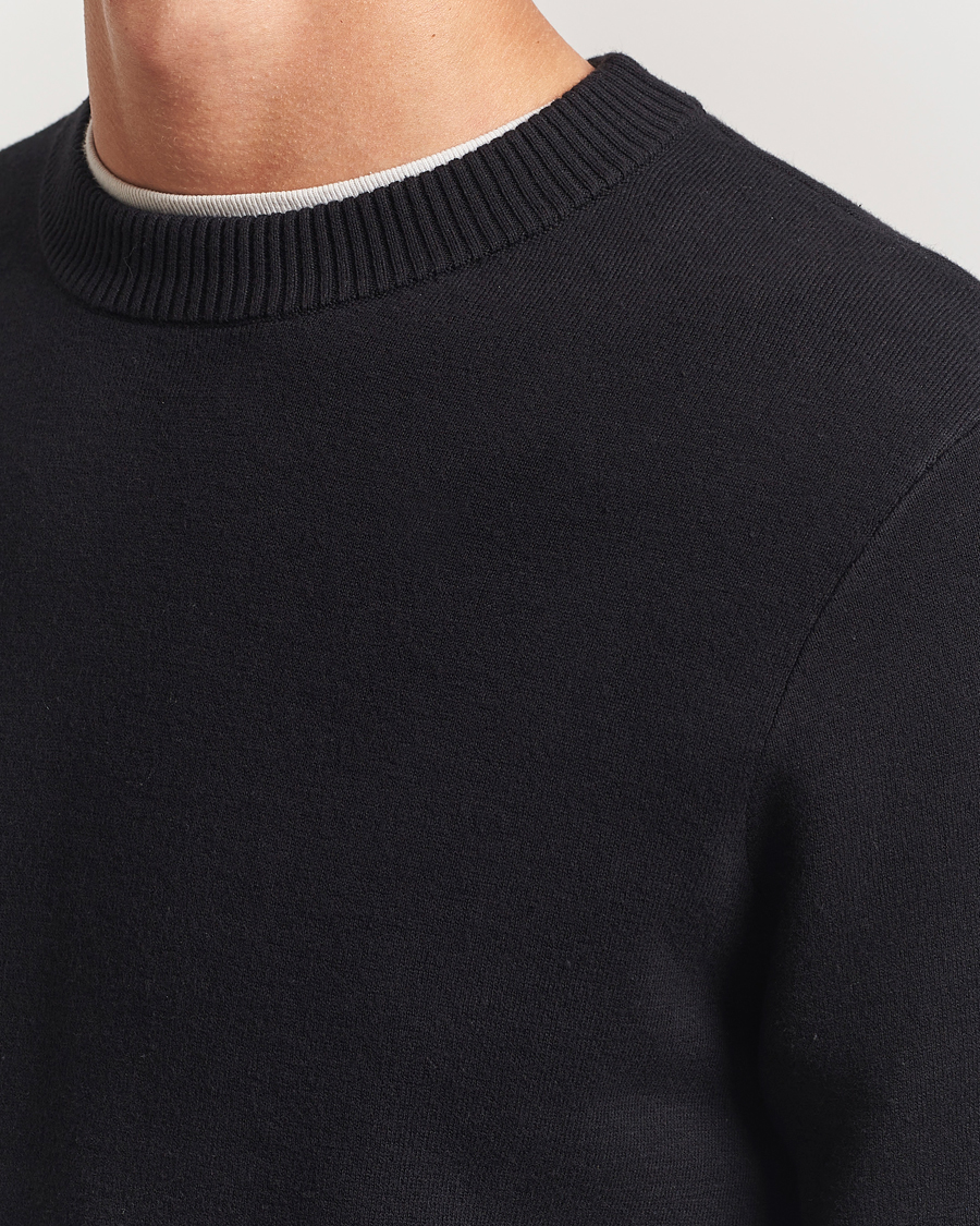 Herr | Tröjor | Samsøe Samsøe | Niklas Crew Neck Sweater Black