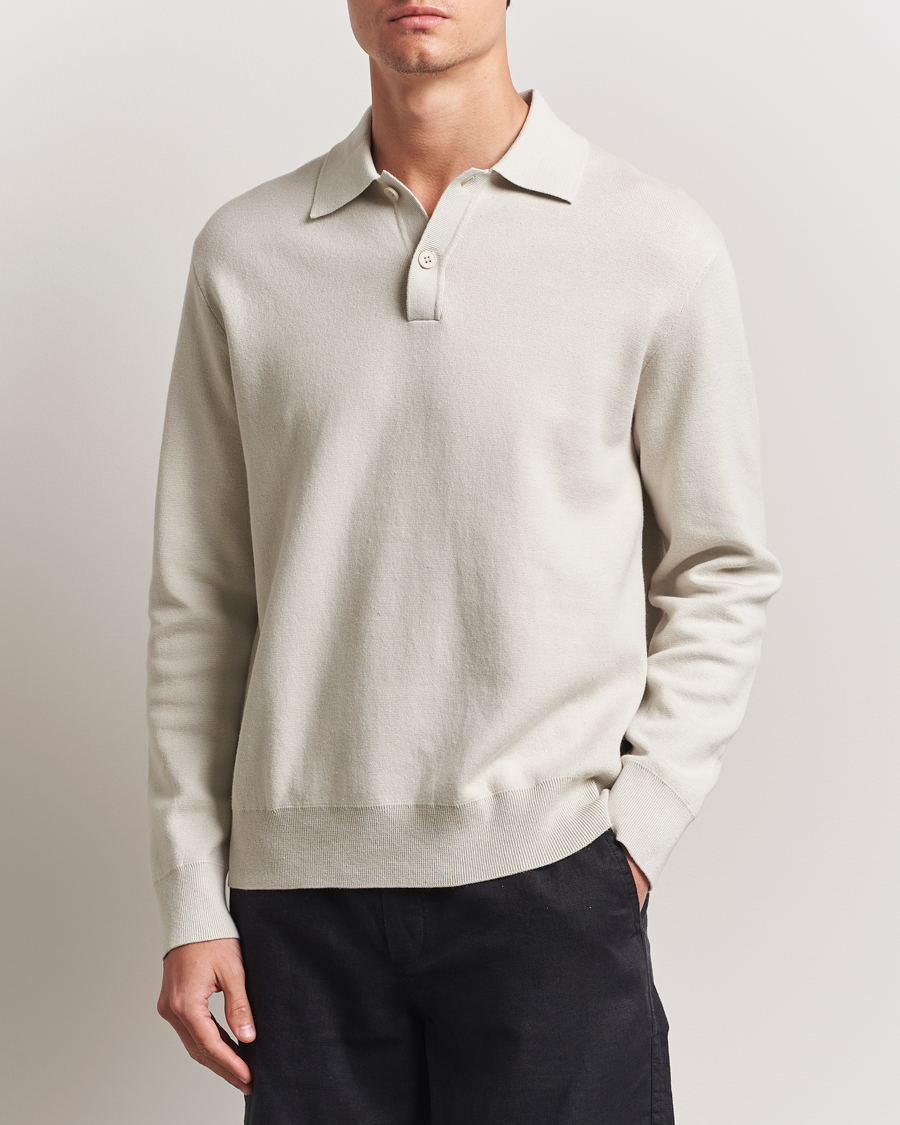 Herr | Tröjor | Samsøe Samsøe | Nino Knitted Polo Moonstruck