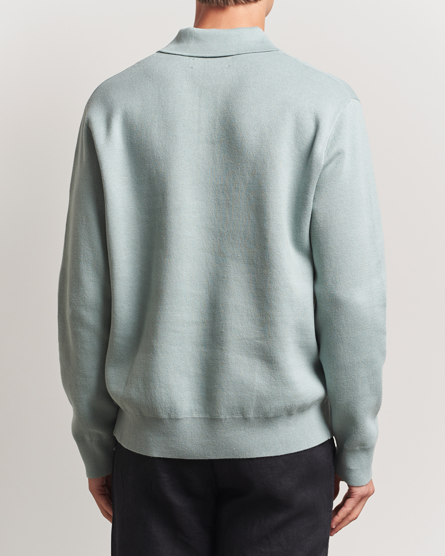 Herr | Tröjor | Samsøe Samsøe | Nino Knitted Polo Abyss Green