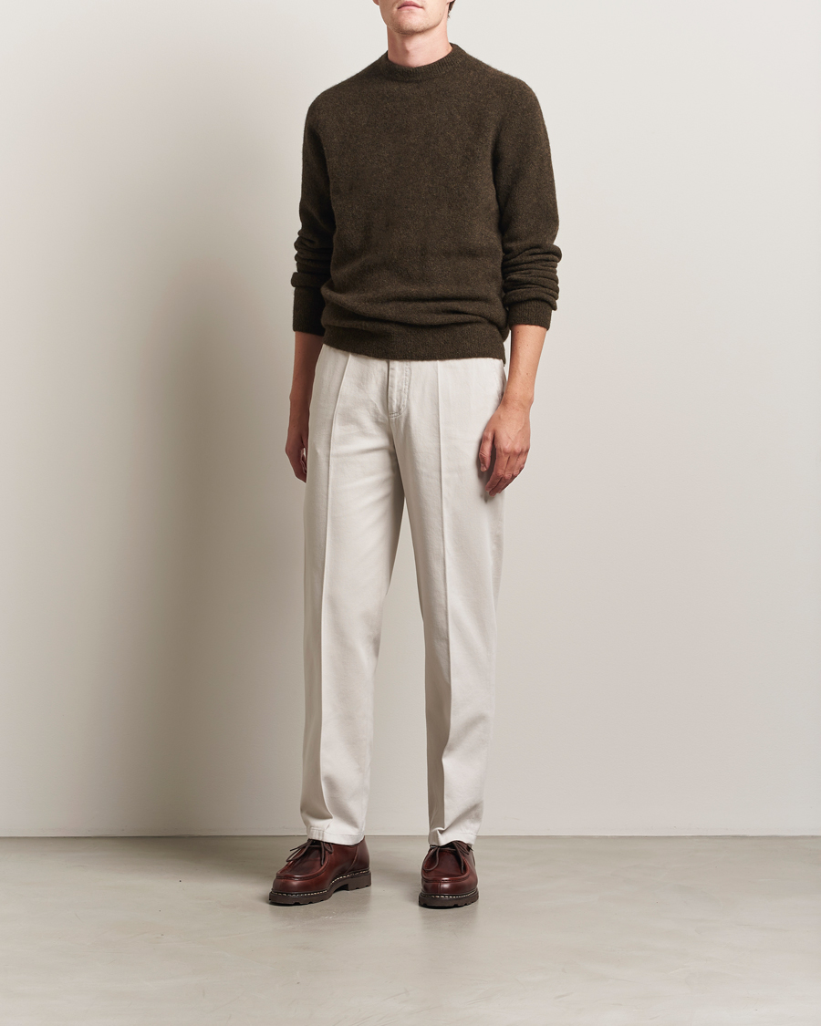 Herr | Byxor | Filippa K | Cotton Chino Trousers Chalk Grey