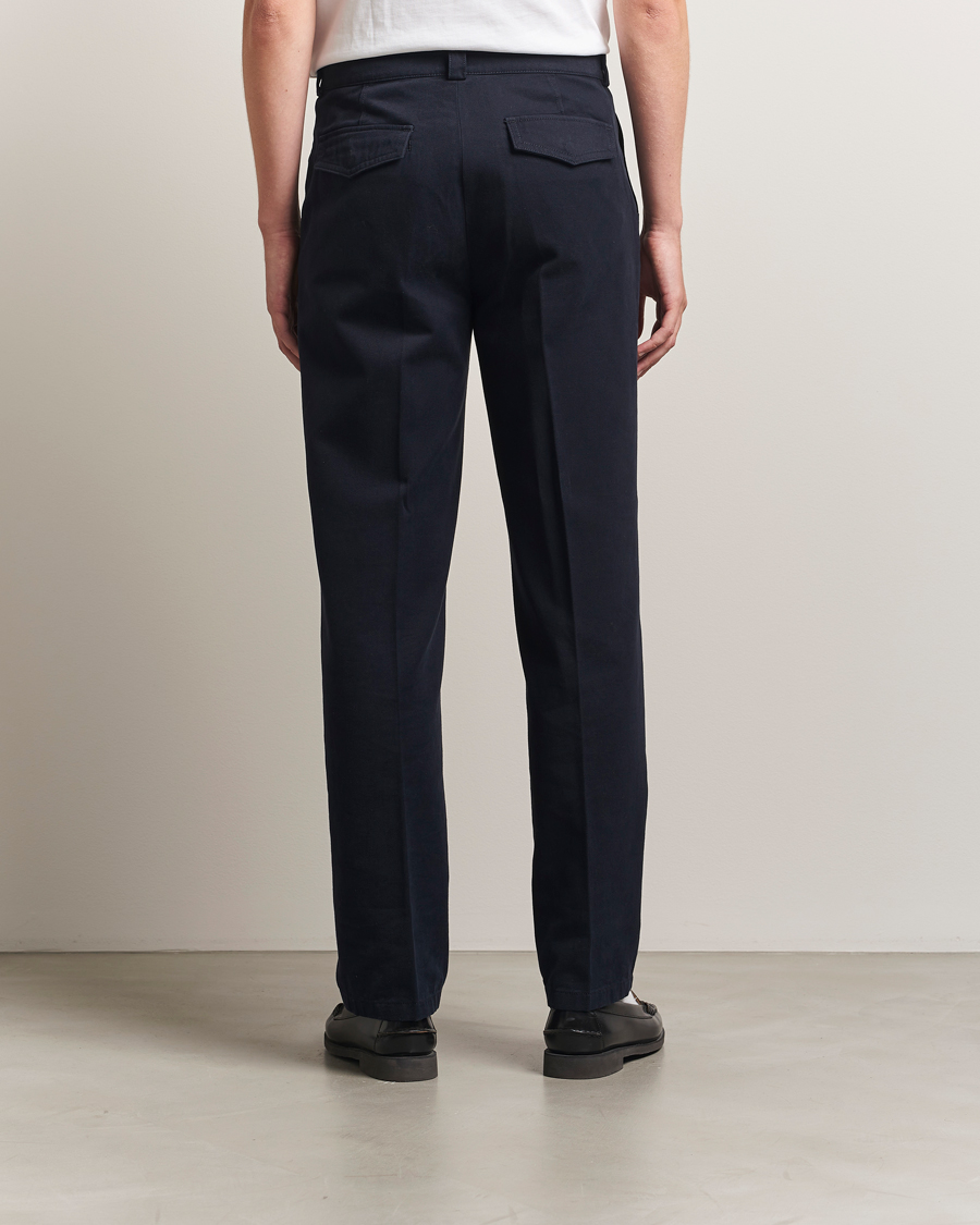 Herr | Byxor | Filippa K | Cotton Chino Trousers Navy