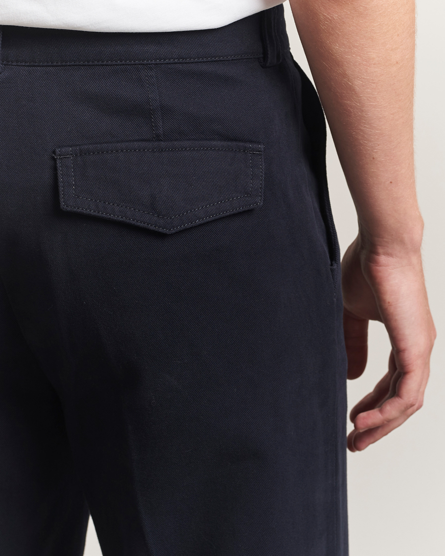 Herr | Byxor | Filippa K | Cotton Chino Trousers Navy