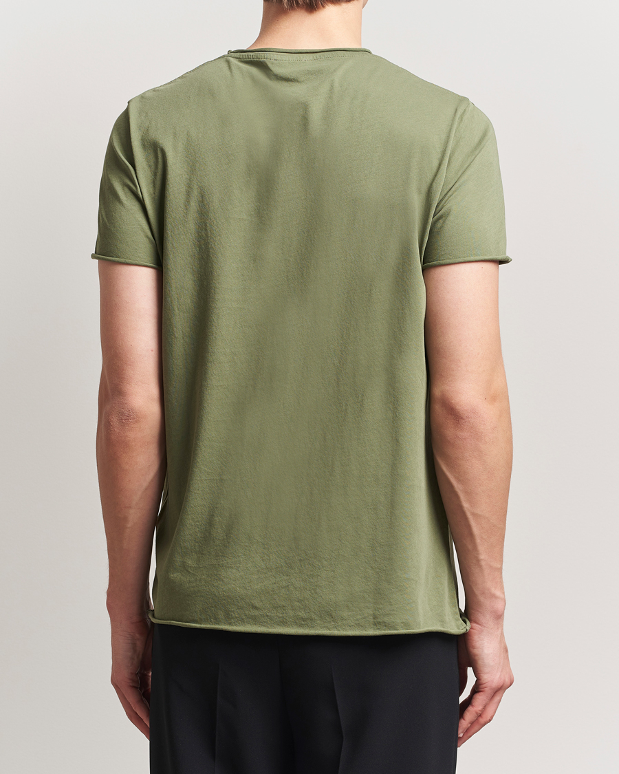 Herr | T-Shirts | Filippa K | Roll Neck Crew Neck T-Shirt Faded Green